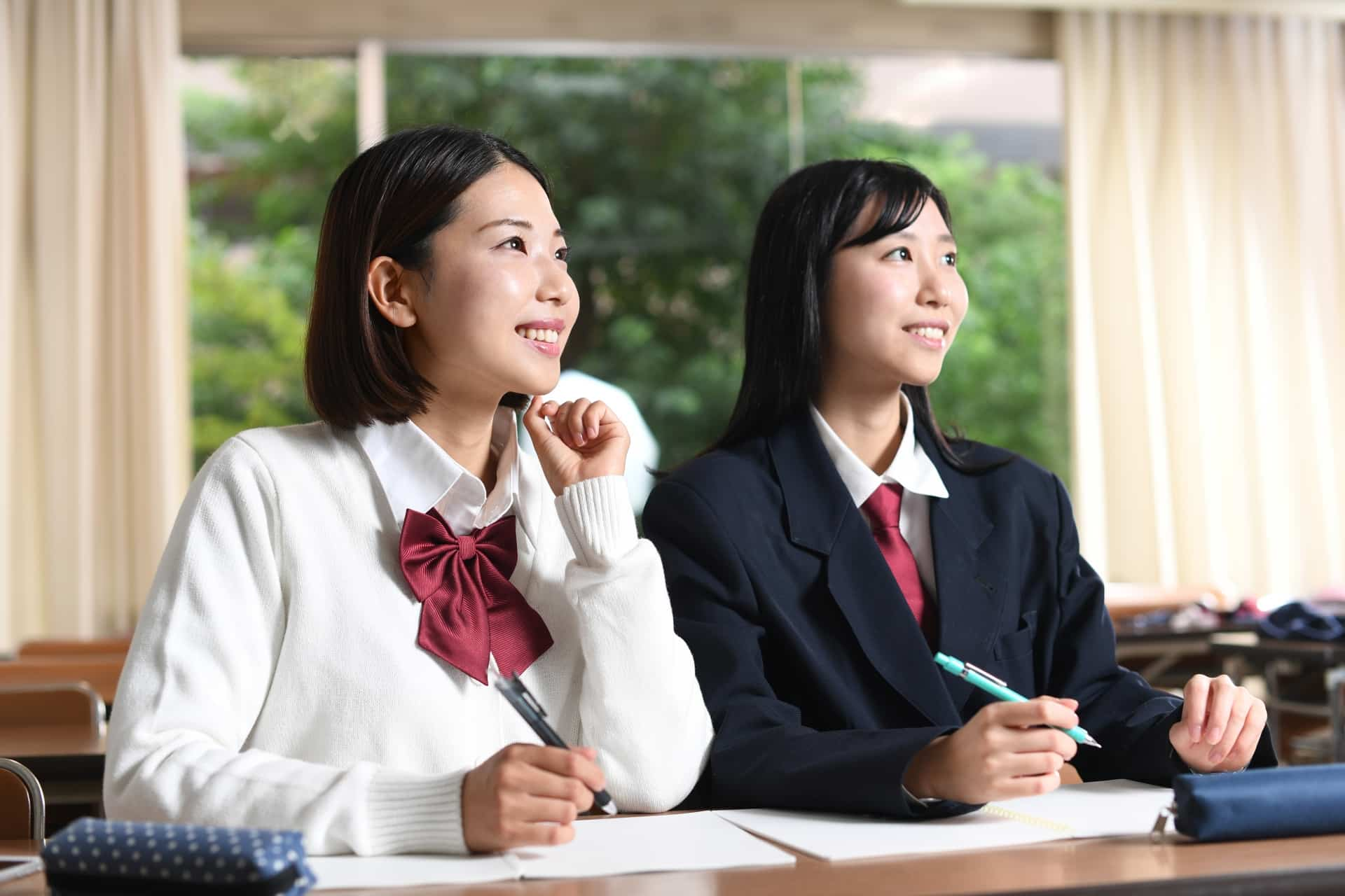 熊谷女子高校の生徒たち